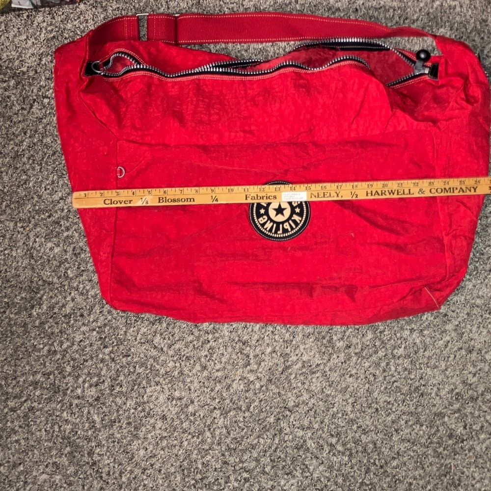Kipling Vintage Red Travel Bag - Picture 9 of 10